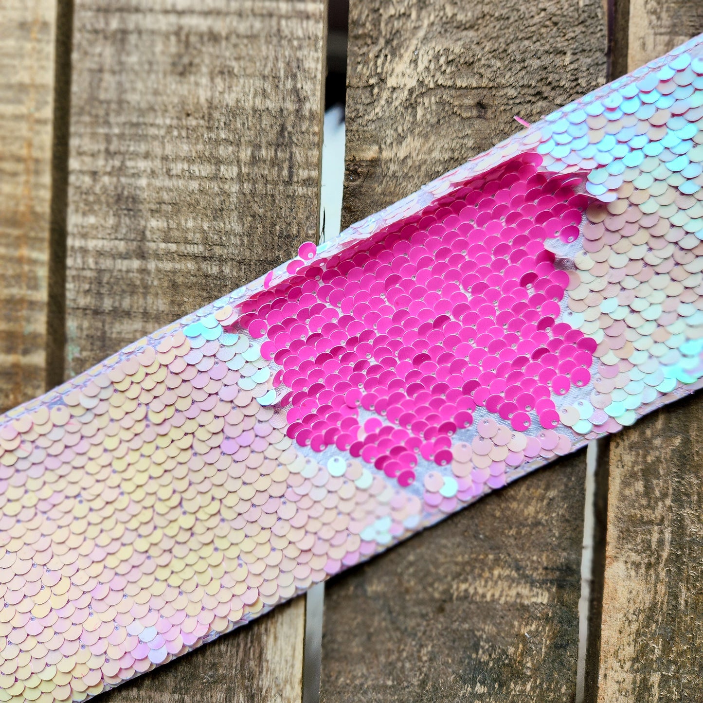 Reversible Pink Sequins (Jumbo)