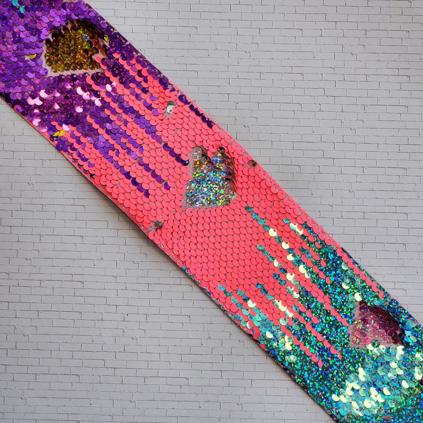 Purple, Pink & Teal Reversible Sequins (Large) *7 week TAT*