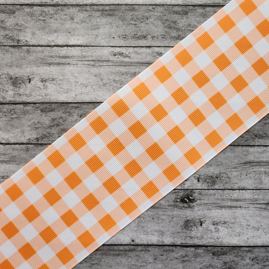 Orange Gingham (Large)