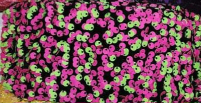 Neon & Black Sequins(Large)