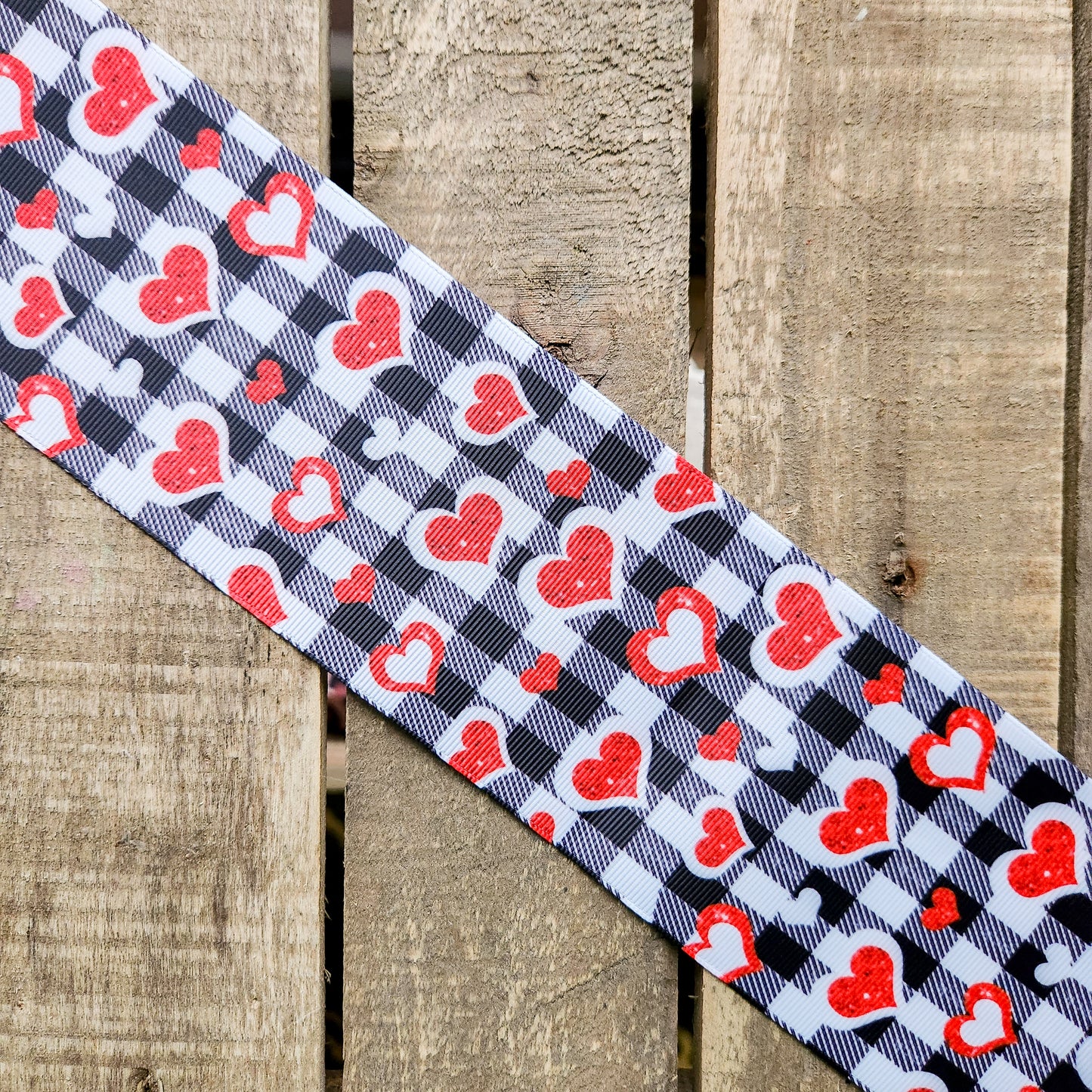 Plaid Hearts (Large)