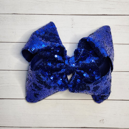 Blue Sequins- Large