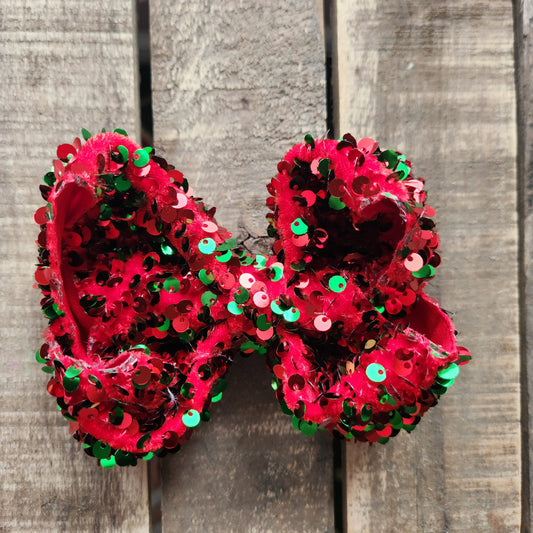 Red & Green Sequins