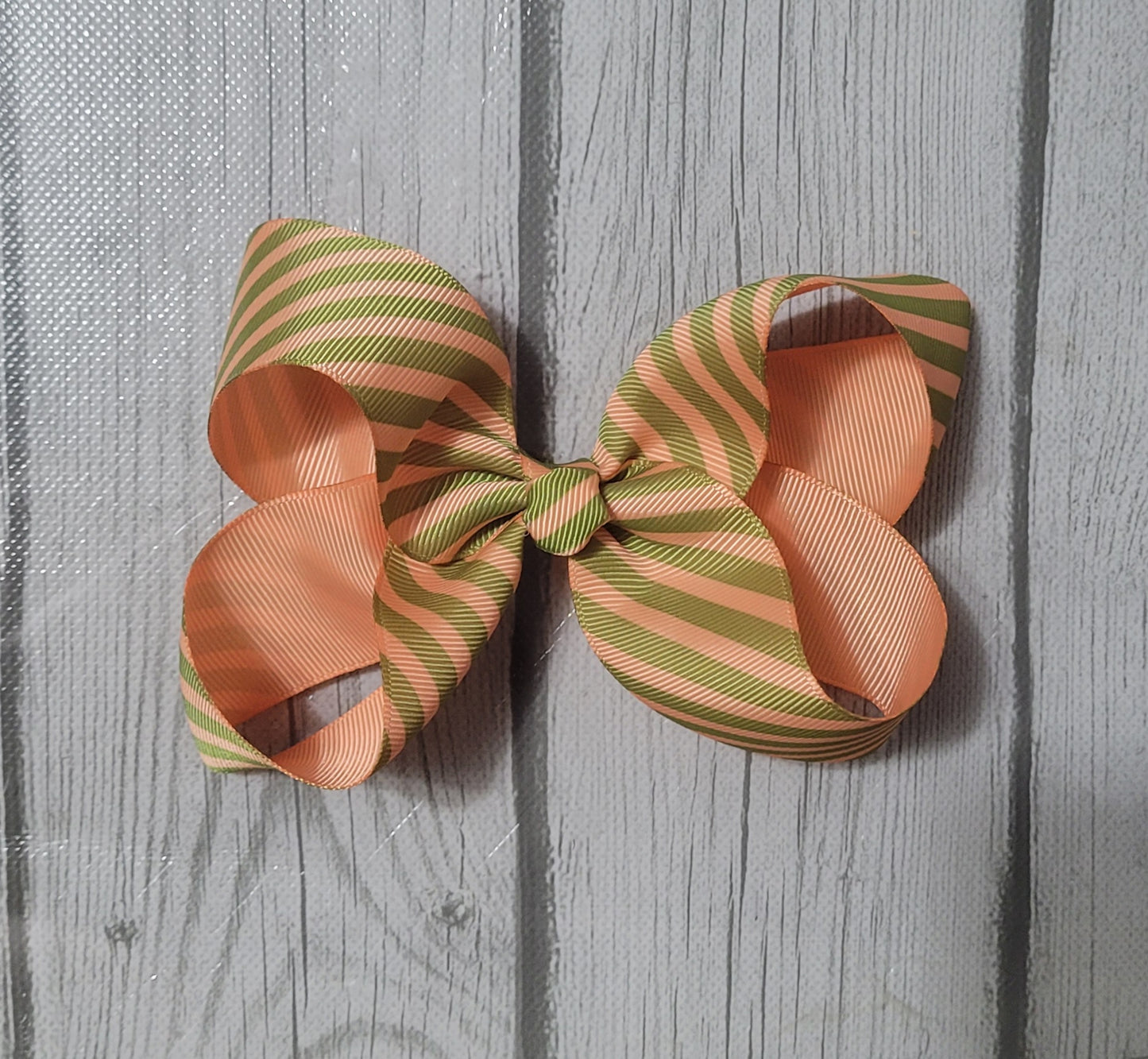 Peach & Sage Stripes (small)