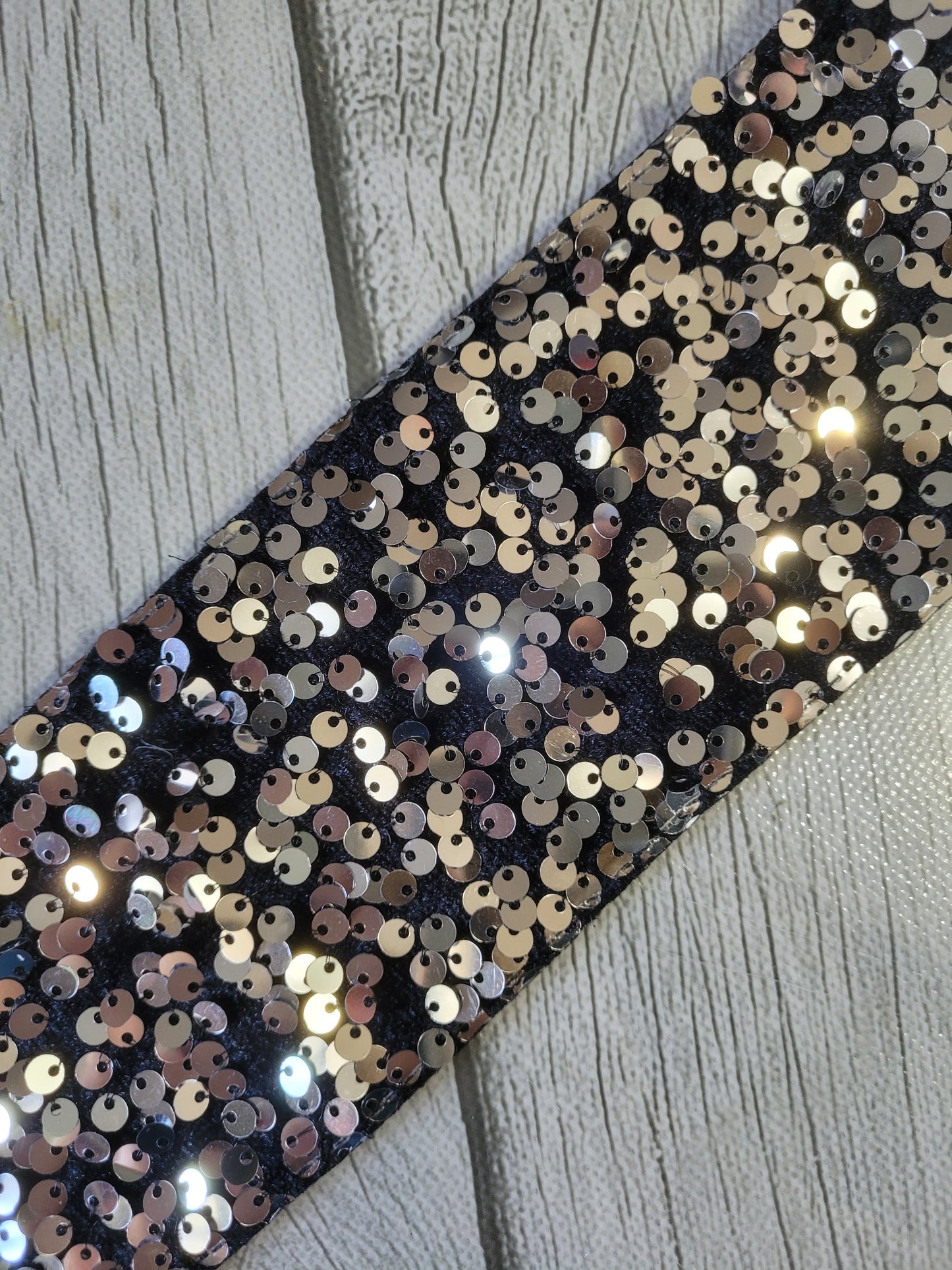 Black/Silver Sequin