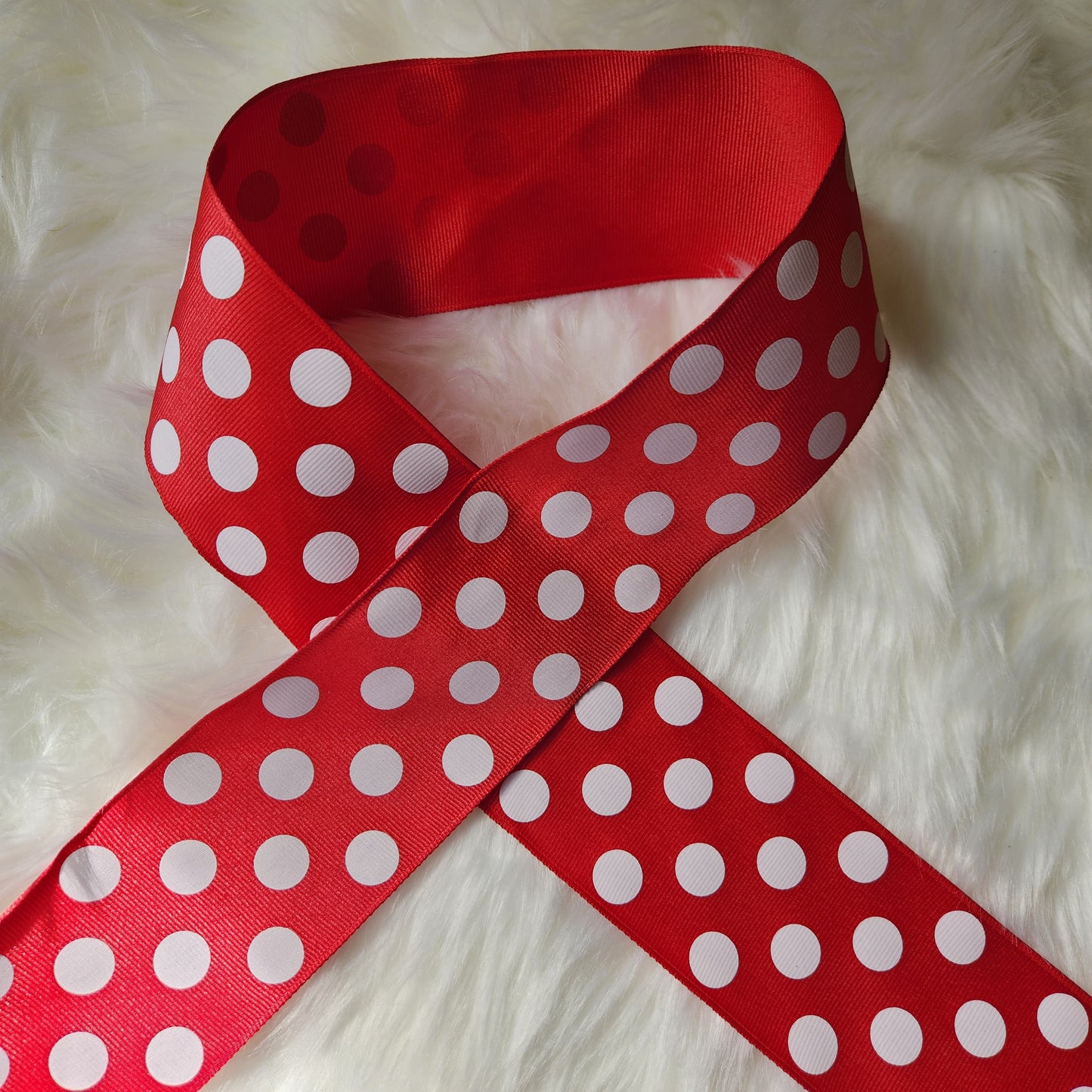 Red w/ White Polka Dots (Jumbo)