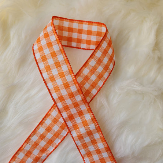 Orange Gingham (Mini)