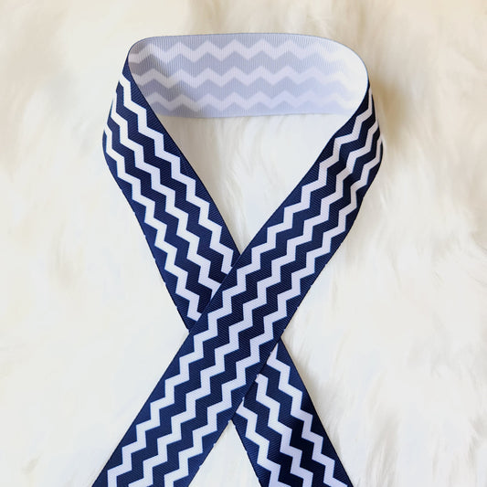 Navy Chevron (Mini)